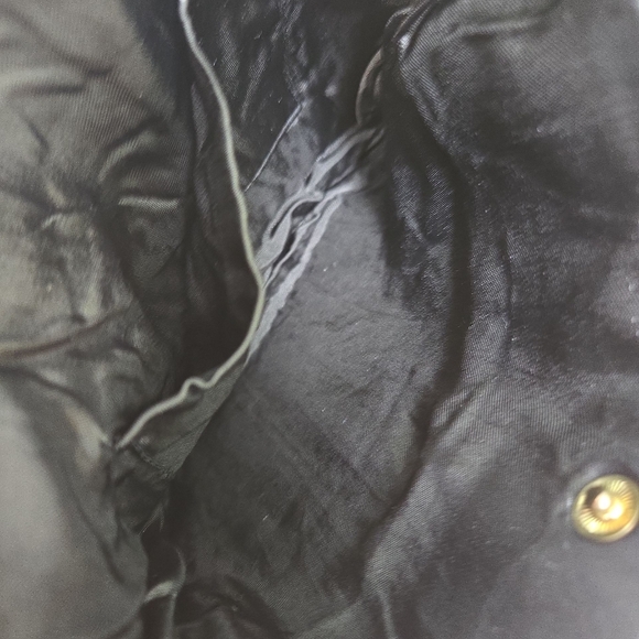 VINTAGE Mini Black Crossbody Beaded Purse GUC - Picture 4 of 6